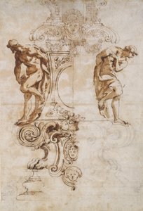 Conception pour la Base du Crucifix en Argent pour le Grand Autel de Saint Pierre, Rome - Antonio Gentile